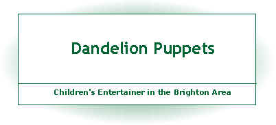 Dandelion Puppets home page image